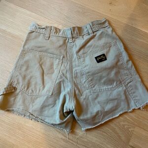 Vintage Stan Ray Cut Off Carpenter Shorts Khaki Size 27